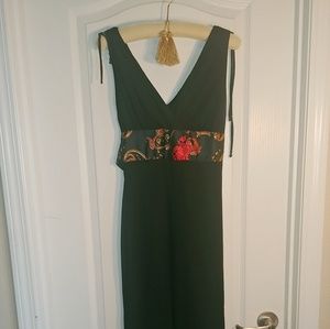 Vtg 90s asymmetrical slip dress